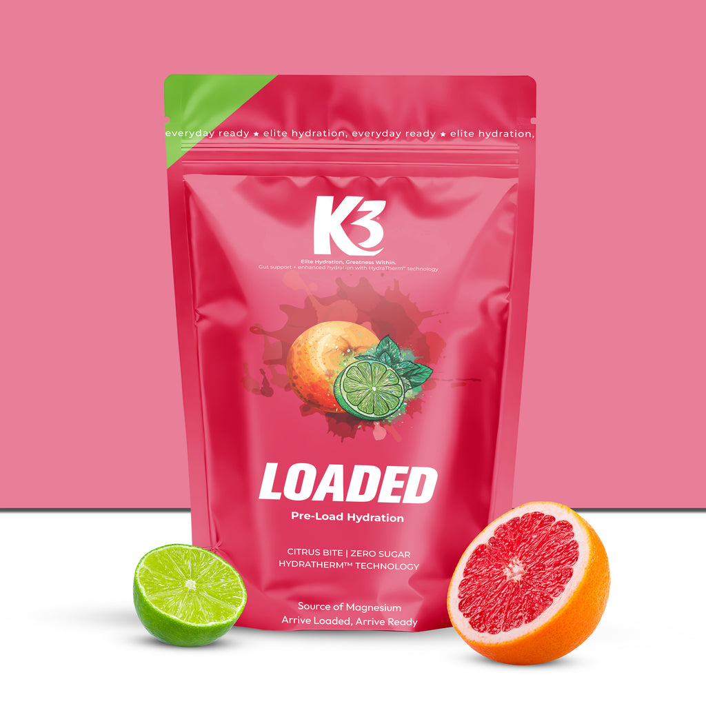 K3 Loaded — Pre-Session Hydration