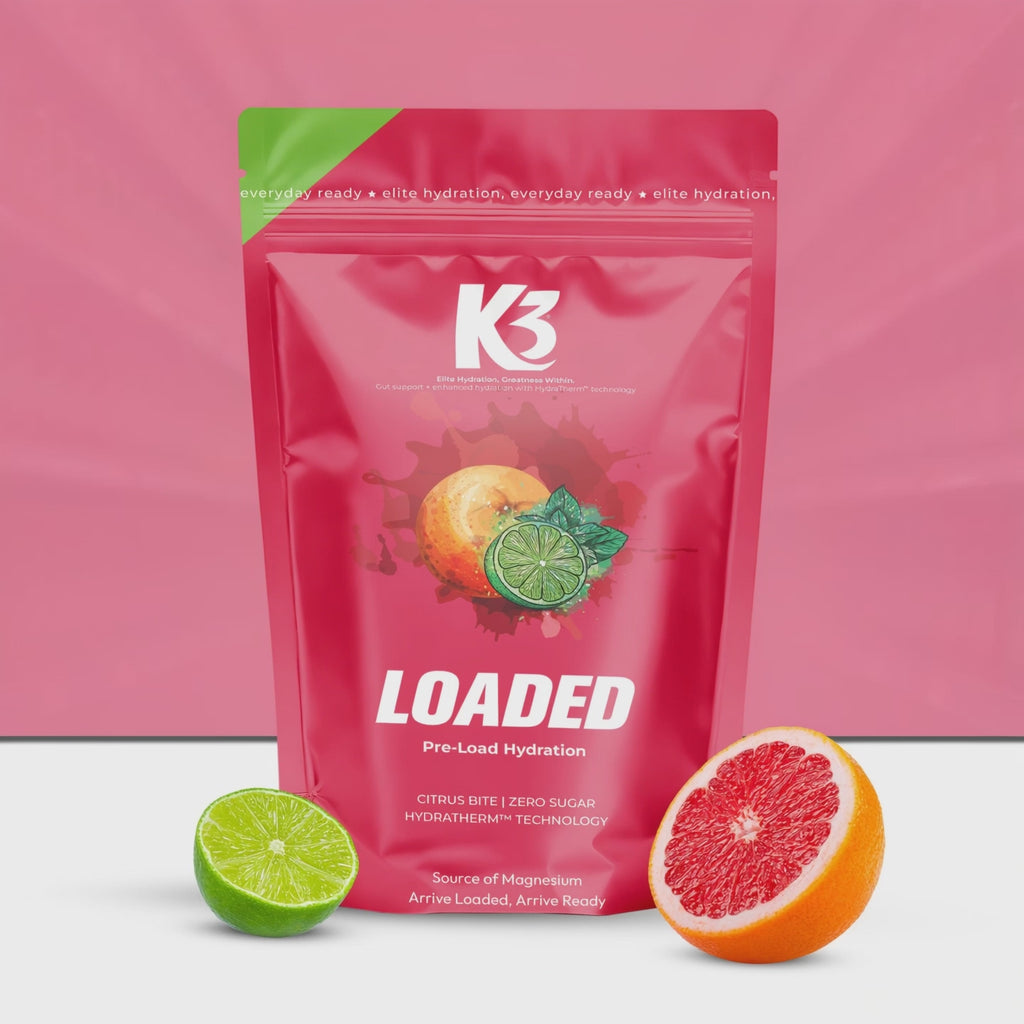 K3 Loaded — Pre-Session Hydration